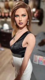 5ft 6in / 168cm C-Cup Silicone Sex Doll- Evelyn (custom makeup, light tan skin tone) - Image 19 - Angel Desires